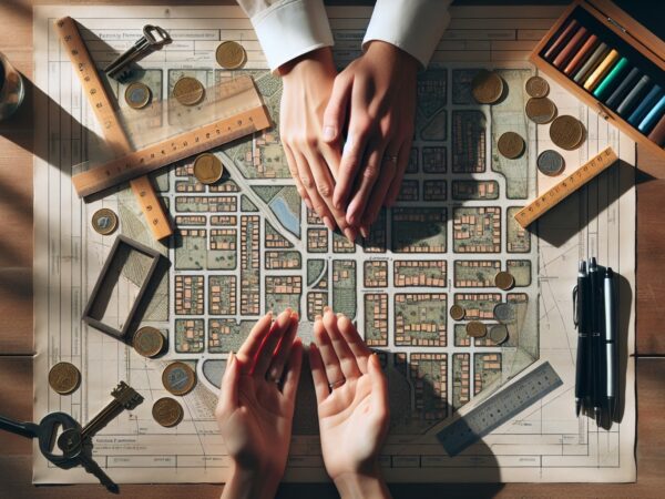 Eiendomsdeling – illustrasjon