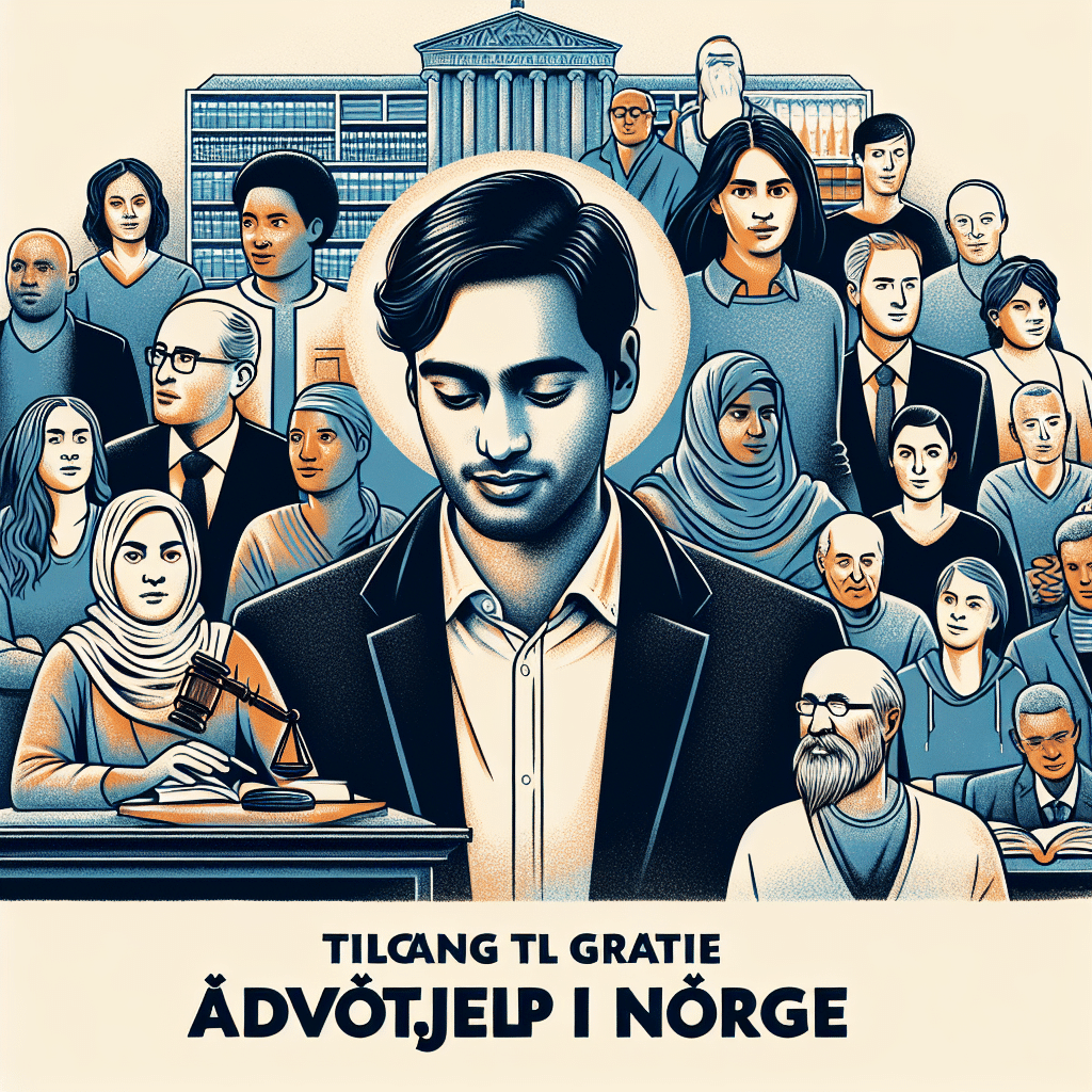 Gratis advokathjelp i norge – en guide til rettigheter og muligheter – illustrasjon