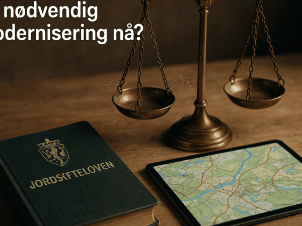 Jordskifte og juss: en nødvendig modernisering nå? – illustrasjon